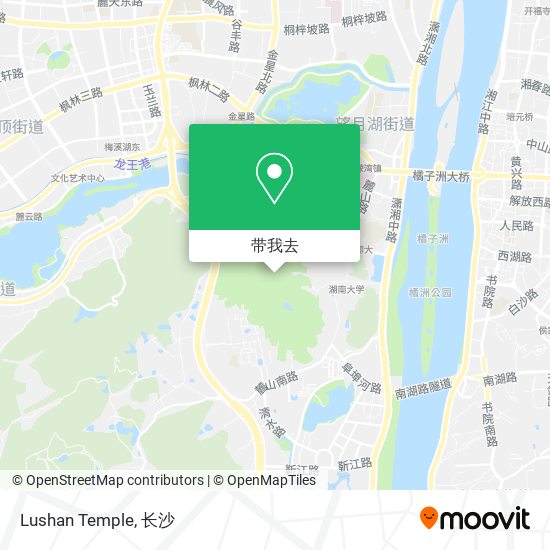 Lushan Temple地图