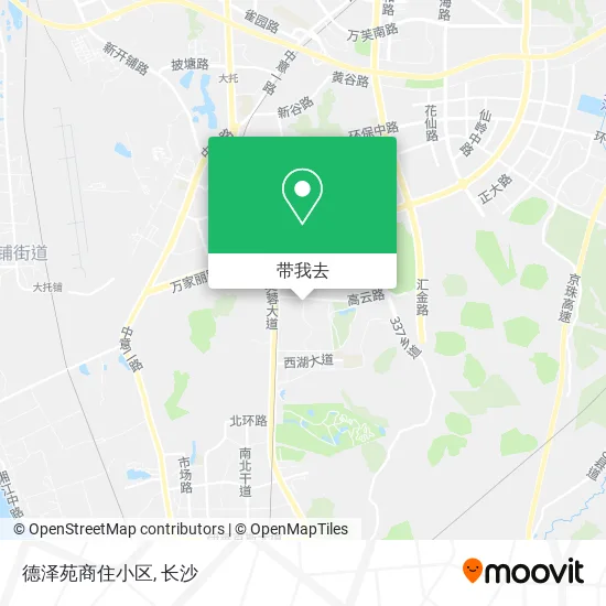 德泽苑商住小区地图