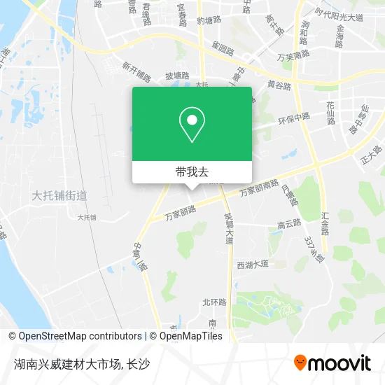 湖南兴威建材大市场地图