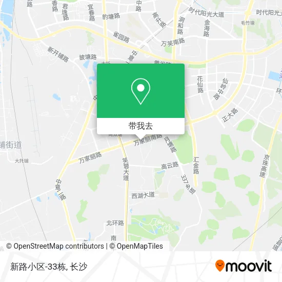 新路小区-33栋地图