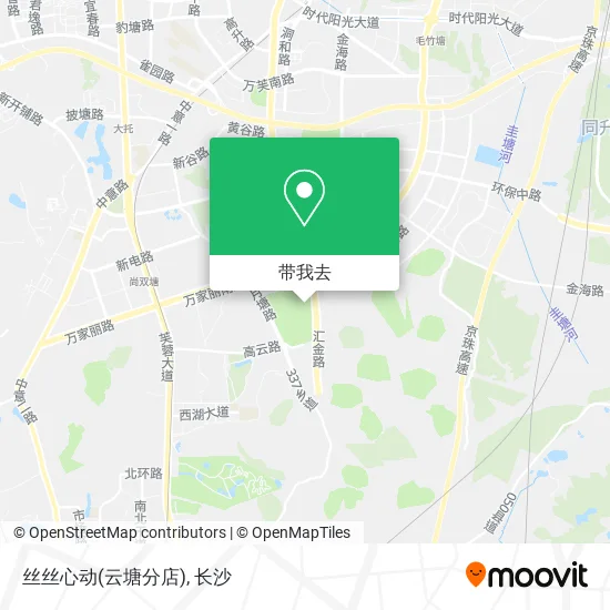 丝丝心动(云塘分店)地图