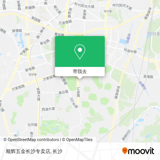 顺辉五金长沙专卖店地图