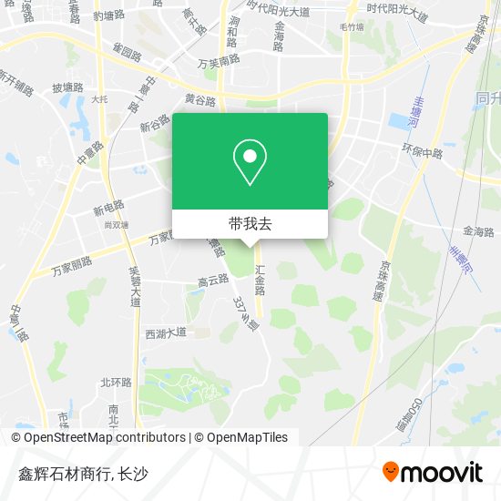 鑫辉石材商行地图