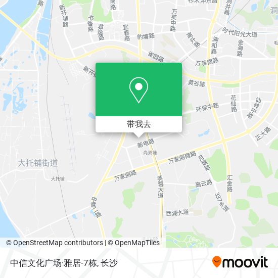 中信文化广场·雅居-7栋地图