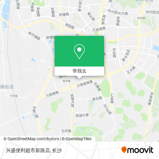 兴盛便利超市新路店地图