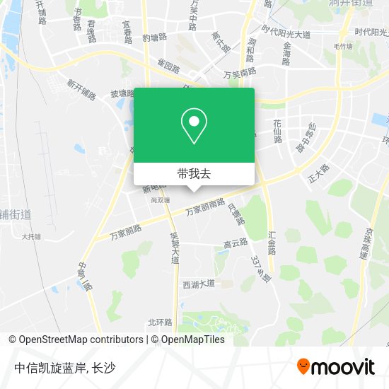 中信凯旋蓝岸地图