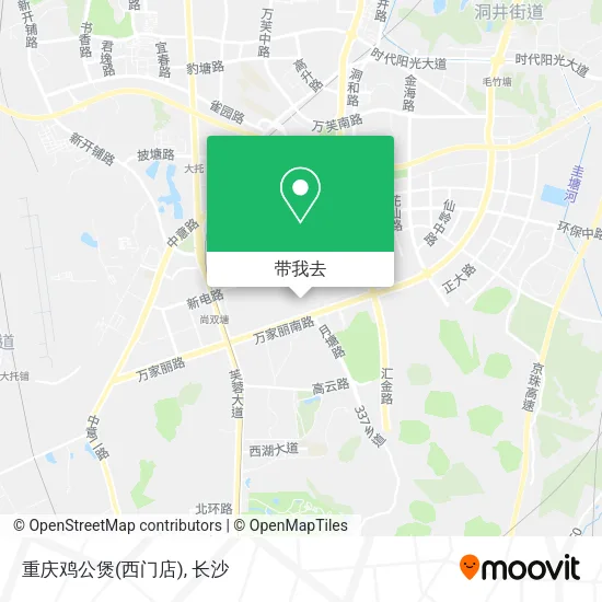重庆鸡公煲(西门店)地图