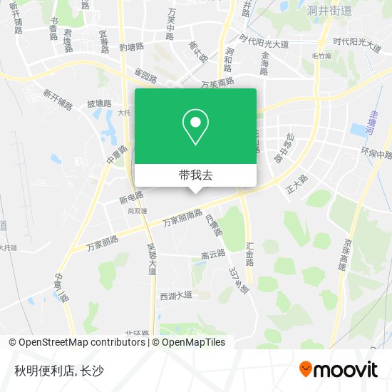 秋明便利店地图