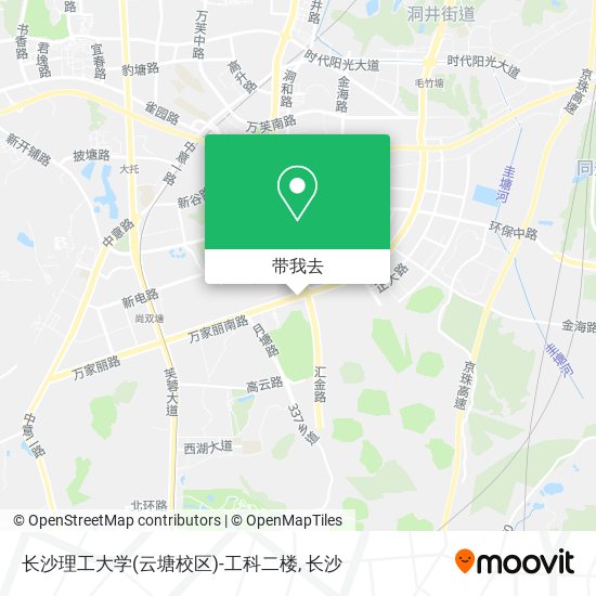 长沙理工大学(云塘校区)-工科二楼地图