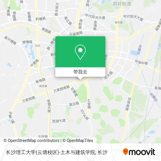 长沙理工大学(云塘校区)-土木与建筑学院地图