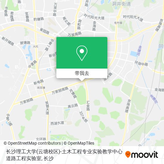长沙理工大学(云塘校区)-土木工程专业实验教学中心道路工程实验室地图