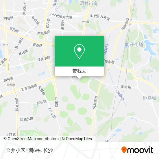 金井小区1期6栋地图