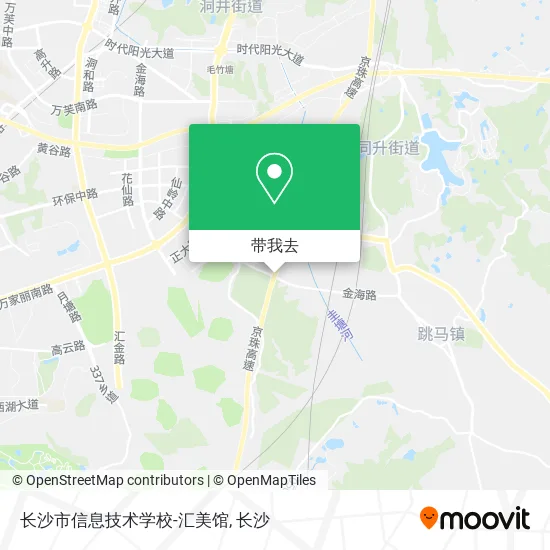 长沙市信息技术学校-汇美馆地图