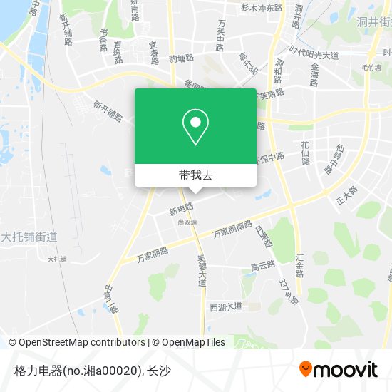 格力电器(no.湘a00020)地图