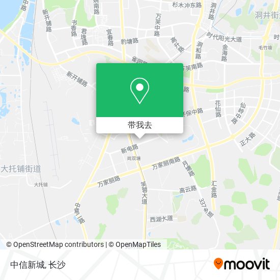中信新城地图