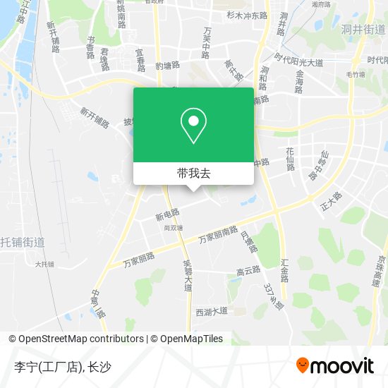 李宁(工厂店)地图