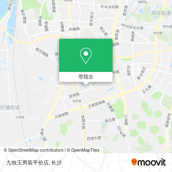 九牧王男装平价店地图