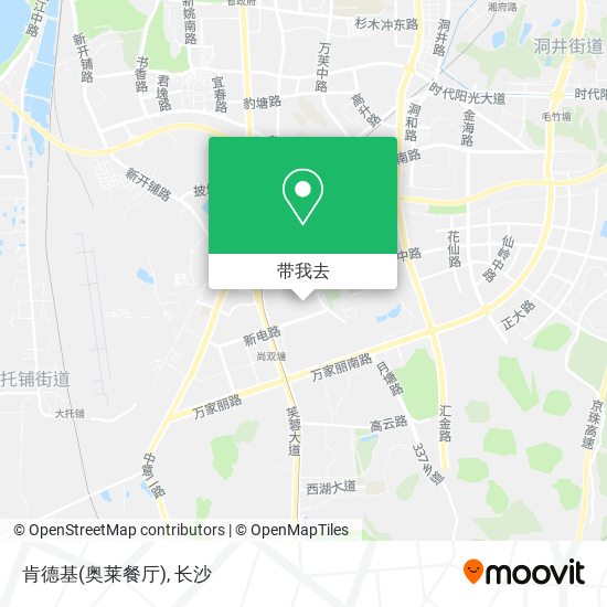 肯德基(奥莱餐厅)地图