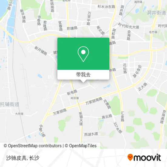 沙驰皮具地图