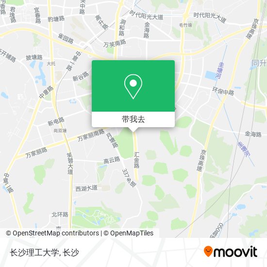长沙理工大学地图