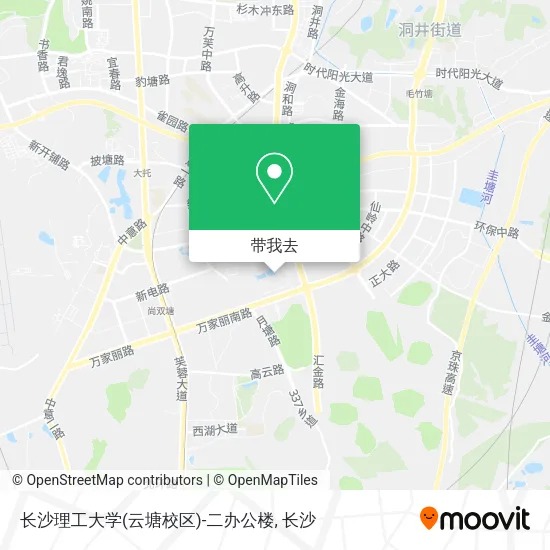 长沙理工大学(云塘校区)-二办公楼地图