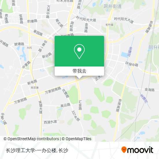 长沙理工大学-一办公楼地图
