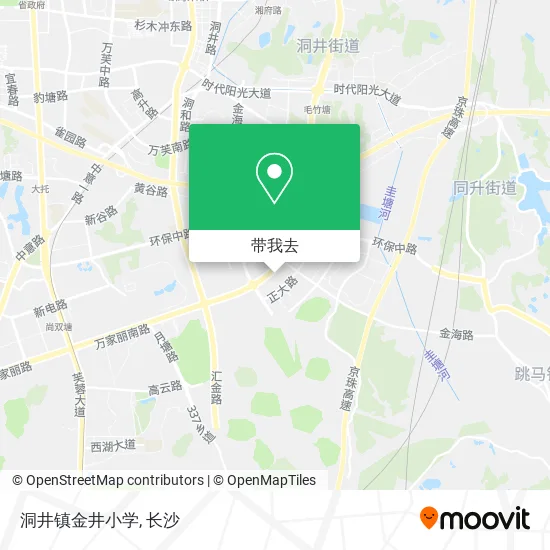 洞井镇金井小学地图