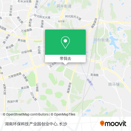 湖南环保科技产业园创业中心地图