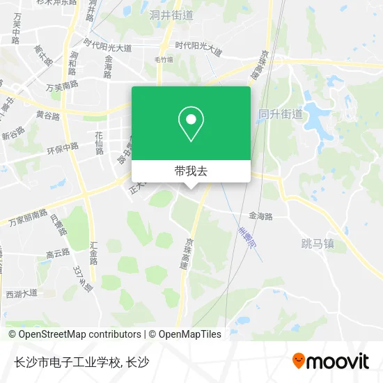 长沙市电子工业学校地图
