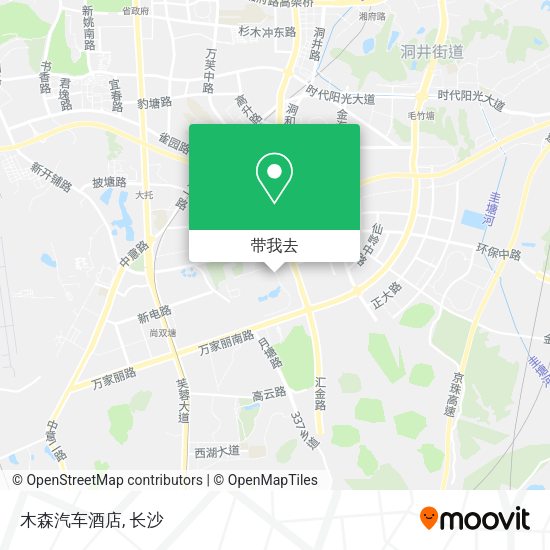 木森汽车酒店地图