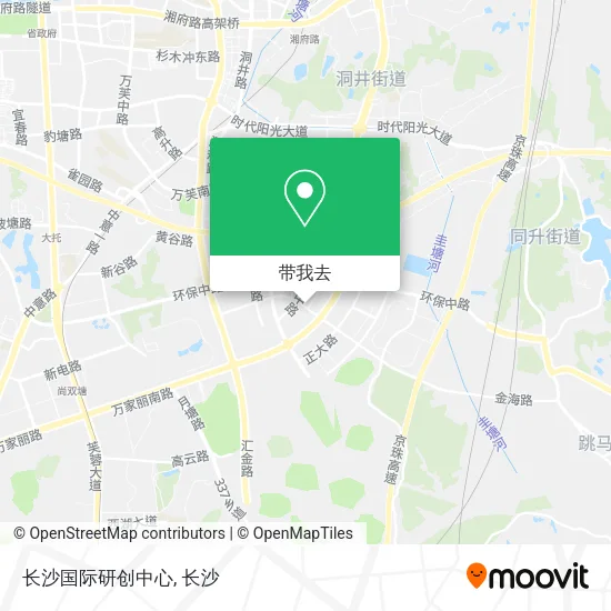 长沙国际研创中心地图