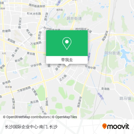 长沙国际企业中心-南门地图
