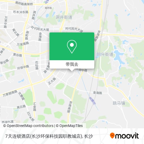 7天连锁酒店(长沙环保科技园职教城店)地图