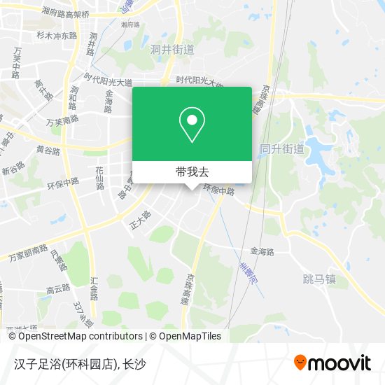 汉子足浴(环科园店)地图