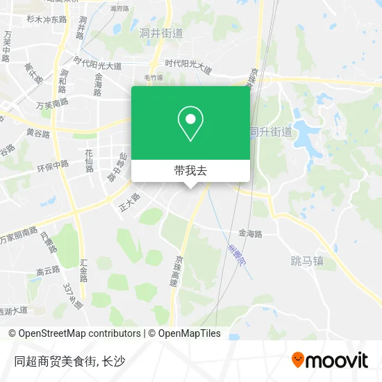 同超商贸美食街地图