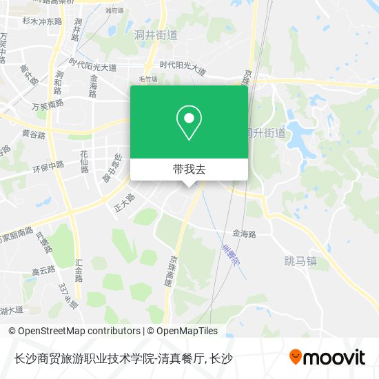 长沙商贸旅游职业技术学院-清真餐厅地图