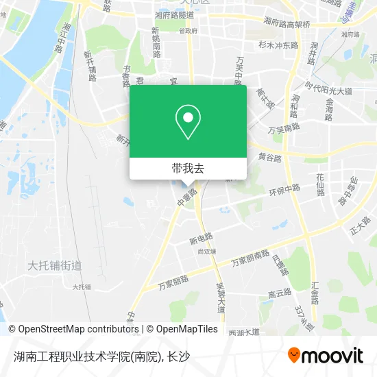 湖南工程职业技术学院(南院)地图
