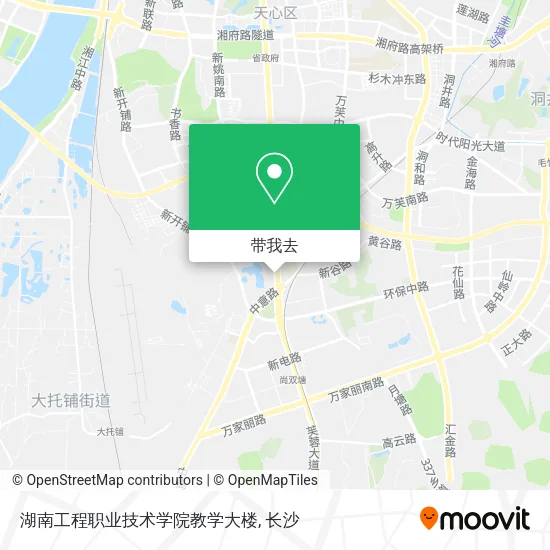 湖南工程职业技术学院教学大楼地图