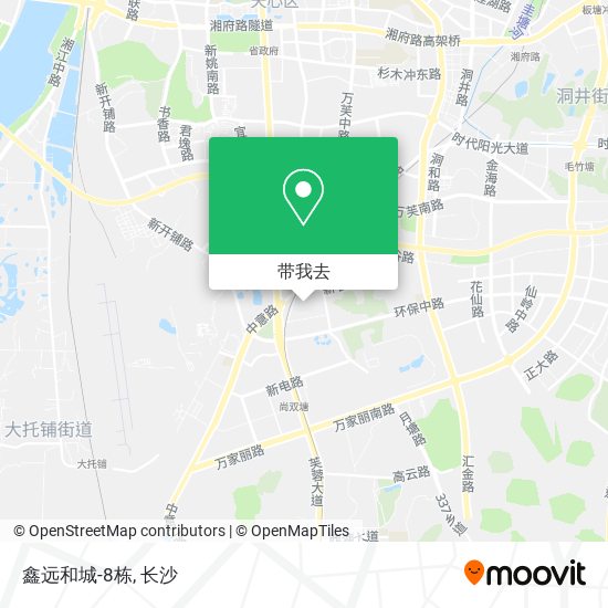 鑫远和城-8栋地图