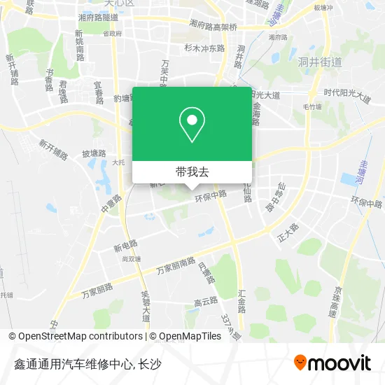 鑫通通用汽车维修中心地图