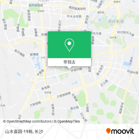 山水嘉园-19栋地图