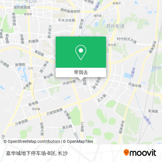 嘉华城地下停车场-B区地图