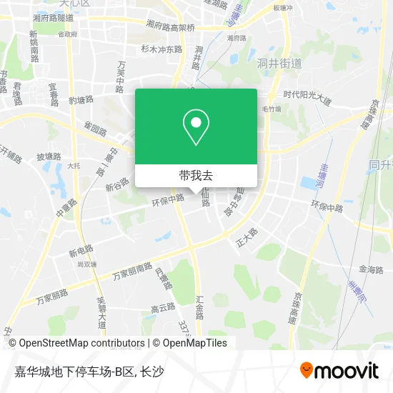 嘉华城地下停车场-B区地图