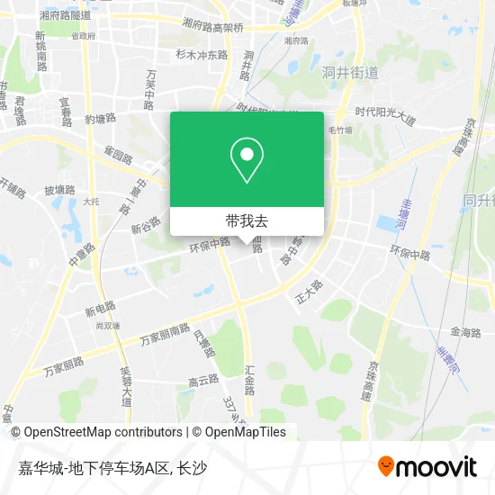 嘉华城-地下停车场A区地图