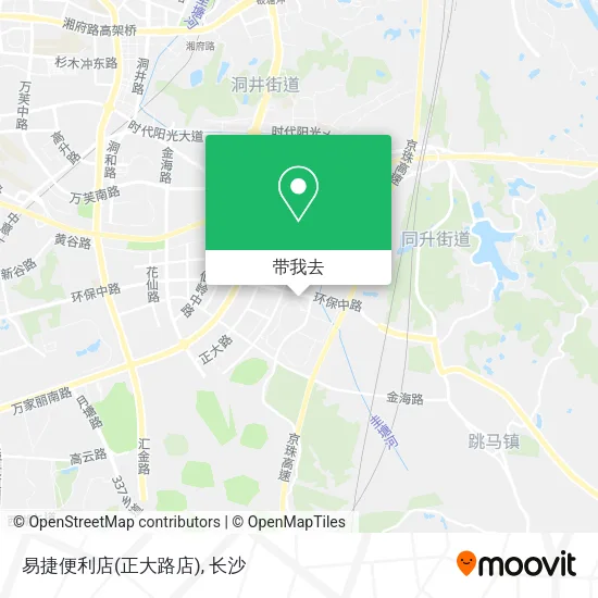 易捷便利店(正大路店)地图