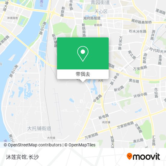 沐莲宾馆地图