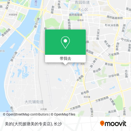 美的(大托披塘美的专卖店)地图