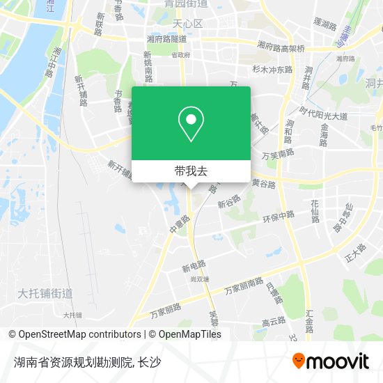 湖南省资源规划勘测院地图
