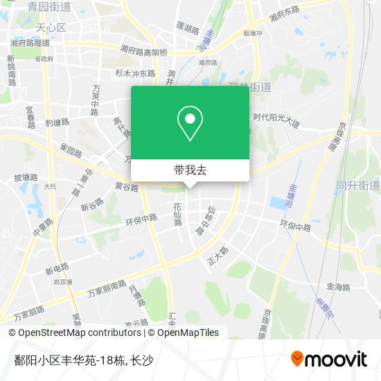 鄱阳小区丰华苑-18栋地图