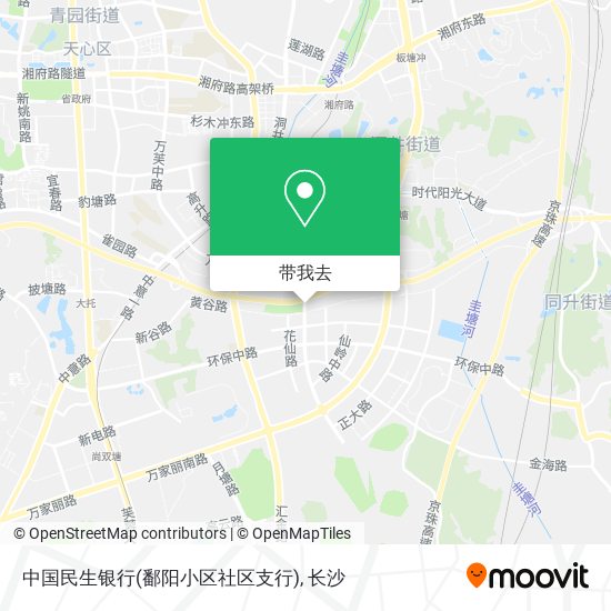 中国民生银行(鄱阳小区社区支行)地图